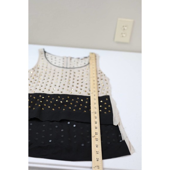 Diane Von Furstenberg Womens Abrielle Crystal-Embellished Sleeveless Top Size‎ 4 - Picture 13 of 14